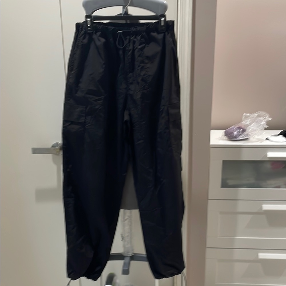 PINK Victoria's Secret Black Wide Leg Trousers